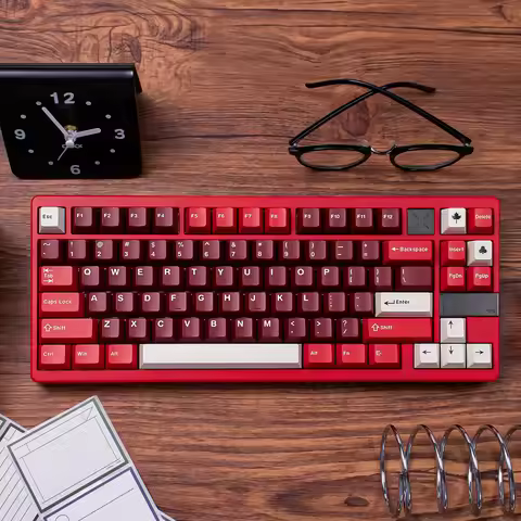 GMK Keycaps Double Shot Cherry Profile Keycap Sets Red ham Keycaps For MX Cherry Mechanical Keyboard