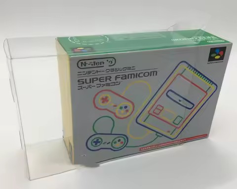Transparent Box Protector For Nintendo Super Famicom/SFC Mini/SNES Mini Collect Boxes TEP Storage Ga