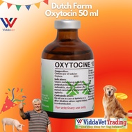 Viddavet Dutch Farm Imported 50 ml  Oxytocin 10 iu for uterine inertia in animals dog pig pitoxal