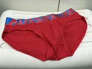 AussieBum Red Briefs Blue Waistband純棉男士三角內褲性感舒適