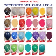 Sempertex Round Balloon 12 inch/Solid Balloon 12 inch Original Sempertex Loose Balloon