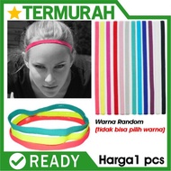 Headband Sport Bando Olahraga Hairband Ikat Kepala mini penahan rambut korea anti slip yoga head ban