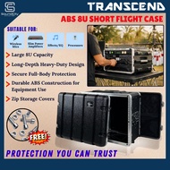 ABS 8U Short Flight Case For Wireless Mic and Accessories