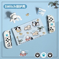 Cute Little Dog Dockable Switch Case for Nintendo Switch or Switch Oled Games Protective Cover Case NS Accessories
