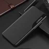 OPPO RENO 5F FLIP CASE TERBARU MEWAH PREMIUM LEATHER KULIT SMART VIEW CASING HANDPHONE SOFT CASE SARUNG DOMPET HP