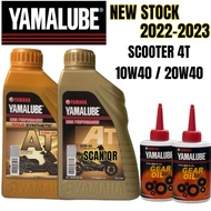 100% JAMINAN ORIGINAL YAMALUBE 4T 20W40 AT 10W40 SEMI SYNTHETIC SCOOTER ENGINE OIL MINYAK HITAM 0.8L GEAR OIL