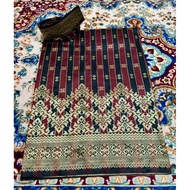 RIAU SONGKET TANJAK SET SELUAR BATIK LELAKI DEWASA WITH ORIGINAL RIAU MALAY MOTIF