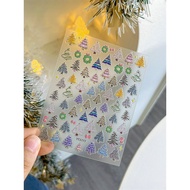 Colorful Christmas tree Sticker YT-3777