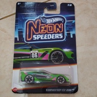 Hotwheels Corvette C7 Z06 Neon Speeders