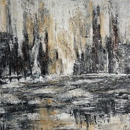 Abstract City Paintings On Canvas Extra Large Original Modern Expressionism Art