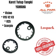 (ORIGINAL) Rubber tank cover for yamaha vixion R15 V1 V2 V3 V4 R25 Scorpio