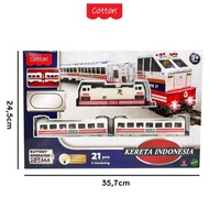 Mainan Anak Kereta Indonesia Mainan KERETA API INDONESIA 21 Pieces Train Set
