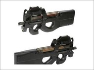 【BS靶心生存遊戲】G&amp;G 怪怪 P90 PDW99 電動槍 電槍 長槍 附雷射+內紅點 黑色-GGEP90