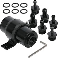 Inline Fuel Filter with Barb 1/2", 3/8", 5/16" Fitting Adapter,50MM Bracket Clamp for Gasoline, Dies