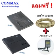 Commax อินเตอร์คอม เทคโนโลยีเกาหลีแท้ ! ชนิดไม่ต้องกดพูด ลดการสัมผัส รับสัญญานได้ไกลกว่า แข็งแรง ทนท