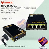 Tarmoc TMC-1S4G-V1 | 1 SFP 4 LAN Gigabit | Media Converter