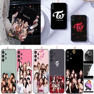 Samsung A12 A22 A32 A52 4G A32 A42 A52 5G Art Cartoon Twice Soft black phone case