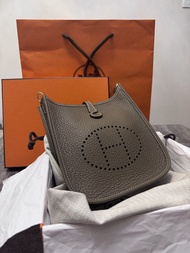 Hermes Evelyne 16大象灰 金扣 全新全套有刻k未使用過