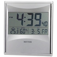 Rhythm Thermometer Two-Way Alarm Clock LCW011NR19
