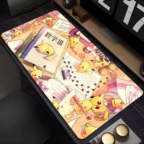 Mouse Pad Pokemon Pikachu 90x40cm Gaming Large xxl Dywan Gamer Keyboard Pad Extended Desk Mat Table 