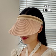 Korean women's hat korean Women's Beach Hat Knitted Gymnastics Zumba Sport Visor Anti UV ZY - ZY1-K 