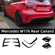 Mercedes A-Class W176 Rear Canard Splitter A200 A250 A45 AMG Bumper