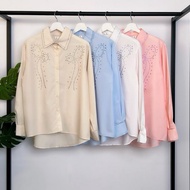 Diamond Coquette Blouse Cotton