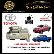 [TOYOTA STARTER] TOYOTA HILUX REVO GUN125,GUN126 2.4cc 2.8cc STARTER ASSEMBLY (28100-0L180)