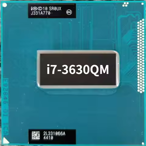 i7-3630QM 2.4GHz 4 Core 8 Thread 6M 45W I7 3630QM Computer CPU Processor Server Socket G2 / RPGA988B