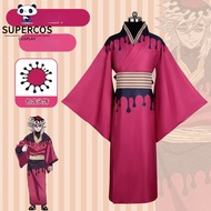 Demon Slayer Douma Cosplay Kimono Costume Set for Comic Con Party