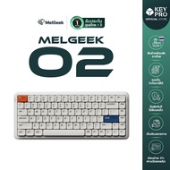 [ประกัน 1 ปี]  คีย์บอร์ด MelGeek O2 Mechanical Keyboard 75% RGB Wireless,Wired,2.4ghz,Bluetooth Low 