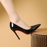 Spring/Summer High Heels New Style 春夏款 高跟鞋 新款 尖头性感高跟鞋 2025新款小个子气质红底裸色高跟鞋女不累脚尖头黑色漆皮细跟单鞋2026. PD.