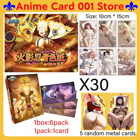 NARUTO Art board Naruto Collection Card Rare Anime Character Collection Childrens Anime Gift Cards