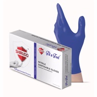 Shirudo Fit n Feel Nitrile Disposable Gloves S/M/L 100's pcs