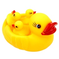 RUBBER DUCK 4pcs Sound Rubber Duck Itik Getah Kuning Berbunyi Baby Duck Toys Baby Bathing Duck Toys 