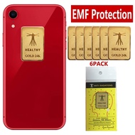 6Pcs Emf Protection Cell Phone Sticker Anti Radiation Protector Sticker Emf Blocker for Phones Lapto