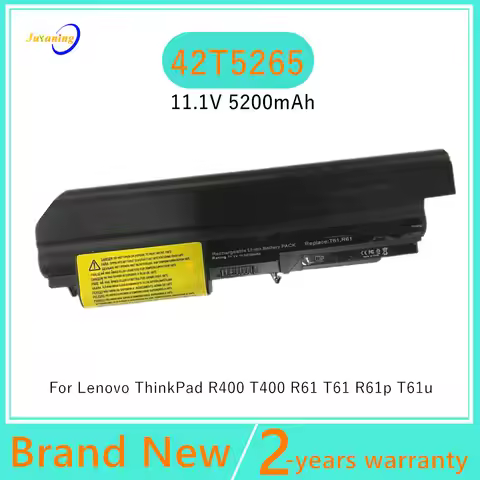 Laptop battery For Lenovo ThinkPad R61 R61i T400 T61 T61p T61u 41U3198 42T5265 42T4548 42T5264 42T45