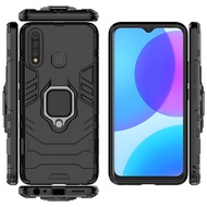 Dành Cho Vivo U1 U3 Vivo Y15 Y17 Y19 Ốp Lưng áo Giáp TPU Và PC Cứng Bao Từ Đứng Bao Da Silicone Ốp Đ