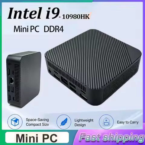 Mini PC Intel Core I9 10980HK 16GB RAM 1TB SSD Win11 WiFi6 BT5.2 4K Desktop PC Home Office Business