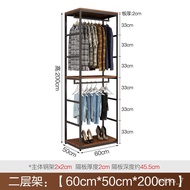 ！Spot Can Be Customized Tripod Full Open Metal Wardrobe Storage Drawer Iron Clothes Rack Bedroom and Household Solid Woo