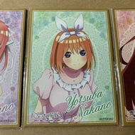 五等分的花嫁 五等分の花嫁 中野四葉 Lawson 限定 特典 色紙