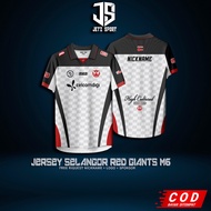 Jersey KAOS BAJU SRG SELANGOR RED GIANTS SPECIAL M6 2024 NEW (free custom nickname)