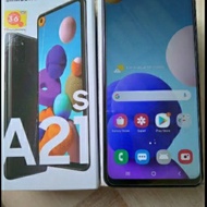 hp samsung A21s ram 3/32gb fulset dan normal 100%