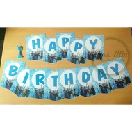 Banner Ulang Tahun Frozen / Banner Ultah Frozen / Banner Hbd Frozen /