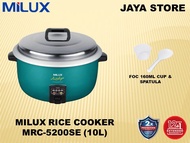 Milux 10L Commercial Large Electric Rice Cooker MRC-5200/SE (Boleh Masak 6Kg Beras)Keep Warm Function
