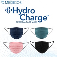 MEDICOS Regular Fit  (M/L Size) HydroCharge™ 4ply Surgical Face Mask (Assorted Color) - 1 Box