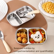 SUS 304 Children's Stainless Dinner Plate / SUS 304 Stainless Children's Divider Dinner Plate / Stai