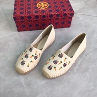 👑 Tory Burch 兔年限定款 / 漁夫鞋 / 兔子鞋 / 刺繡鞋 / 草編漁夫鞋 / 平底鞋 / 包鞋 / 娃娃鞋 / 休閒鞋