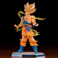 Dragon Ball Lightning Goku Figure Super Saiyan Super Cute Car Chassis Desktop Holiday Gift Ornaments