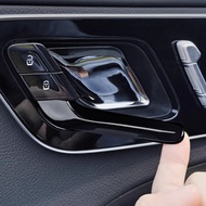 For Mercedes Benz EQE EQS W206 W223 X254 W214 2021-2024 Car Door Inner Handle Cover Sticker Decor Ac